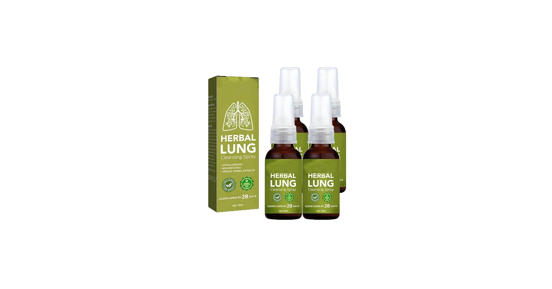 بخاخ تنظيف الصدر للمدخنين Herbal lung